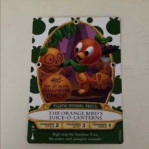 Sorcerers of Magic Kingdom Orange bird card